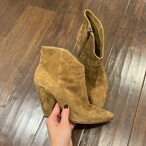 Vince Camuto Regina Camel Suede Booties
